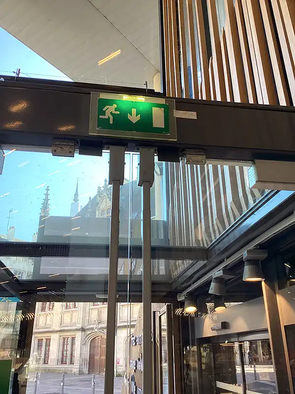 Audit alarme intrusion centre commercial Rouen