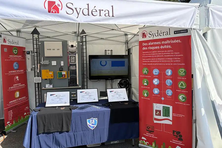 Stand au salon sureté défense FrenchShield Notre stande au salon FrenchShield sureté défense